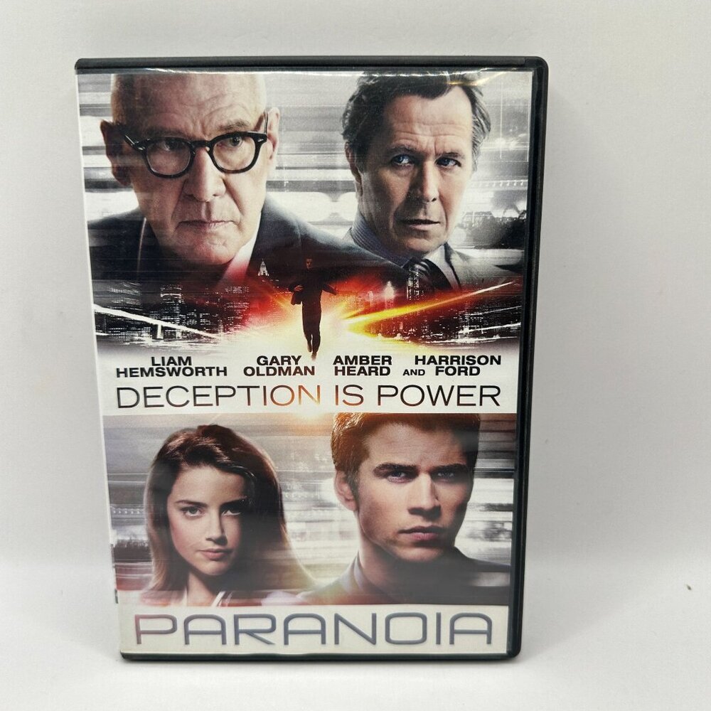 Paranoia DVD Movie Rated PG-13 20th Century Fox Widescreen Liam Hemsworth